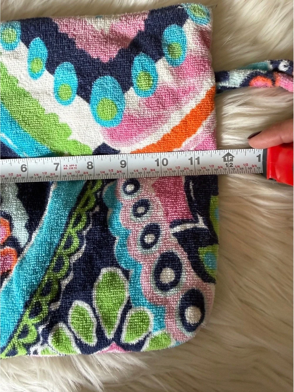 Buckhead Bettie’s  Colorful Patterned Zip Pouch Bag